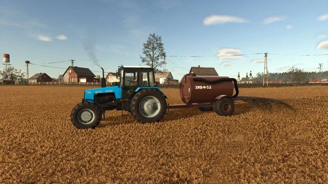 FS25 ZZhV-F Tank v1.0 Trailers Mod FS25 Mod Free Download