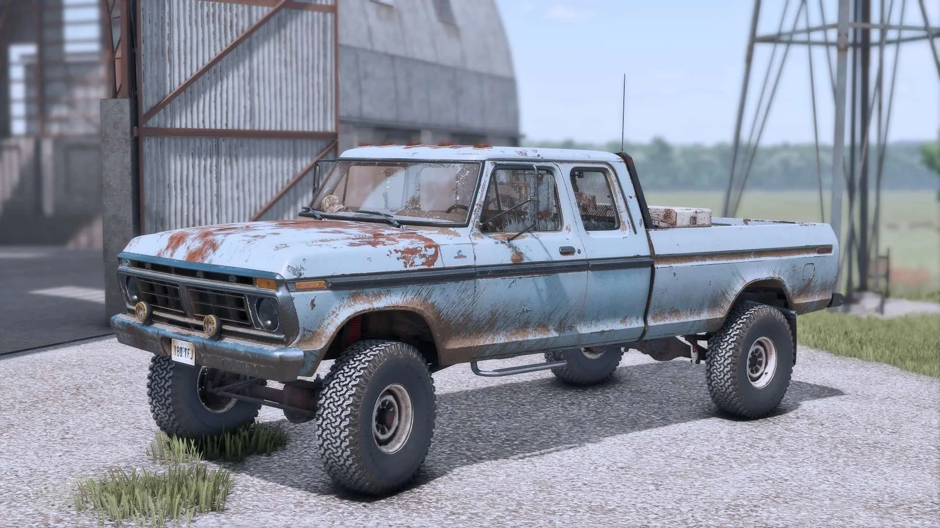FS25 1976 Ford F250 v1.0 Trucks Mod FS25 Mod Free Download