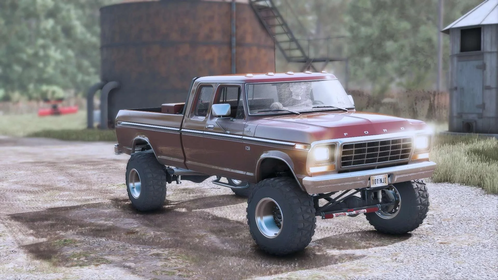 FS25 1978 Ford F250 v1.0 Trucks Mod FS25 Mod Free Download
