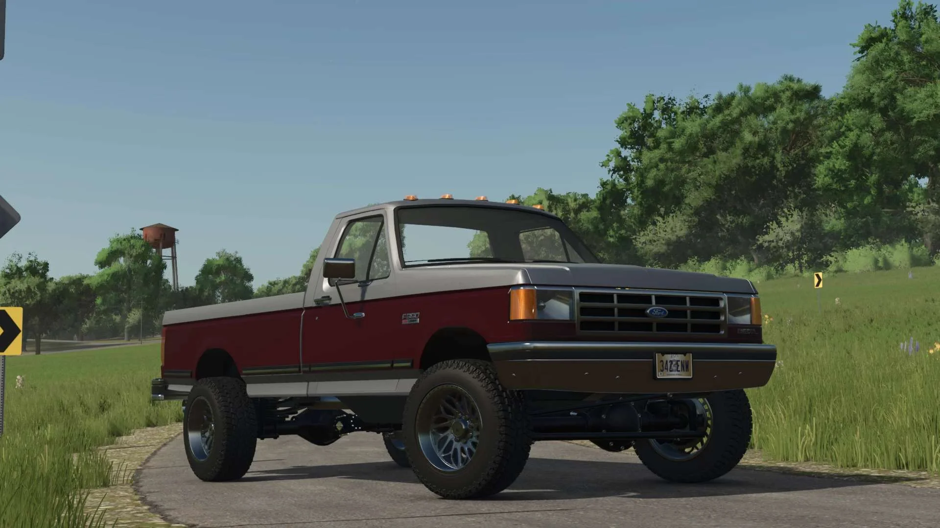 FS25 1990 Ford F250 v1.1 Trucks Mod FS25 Mod Free Download