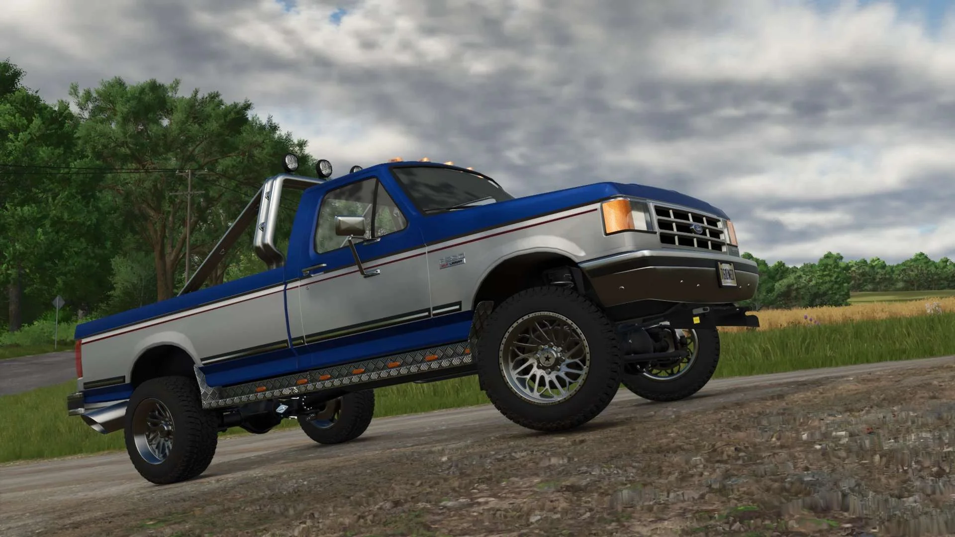 FS25 1990 Ford F250 v1.2 Trucks Mod FS25 Mod Free Download
