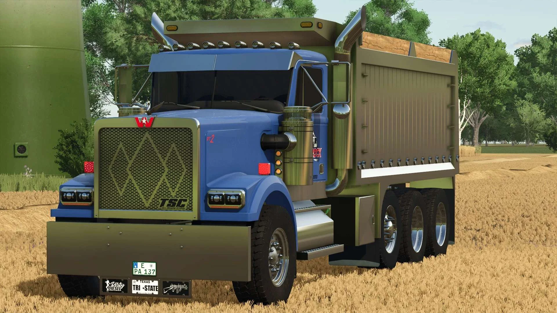 FS25 1990 Western Star 4964 Dump Truck v1.0 Trucks Mod FS25 Mod Free Download