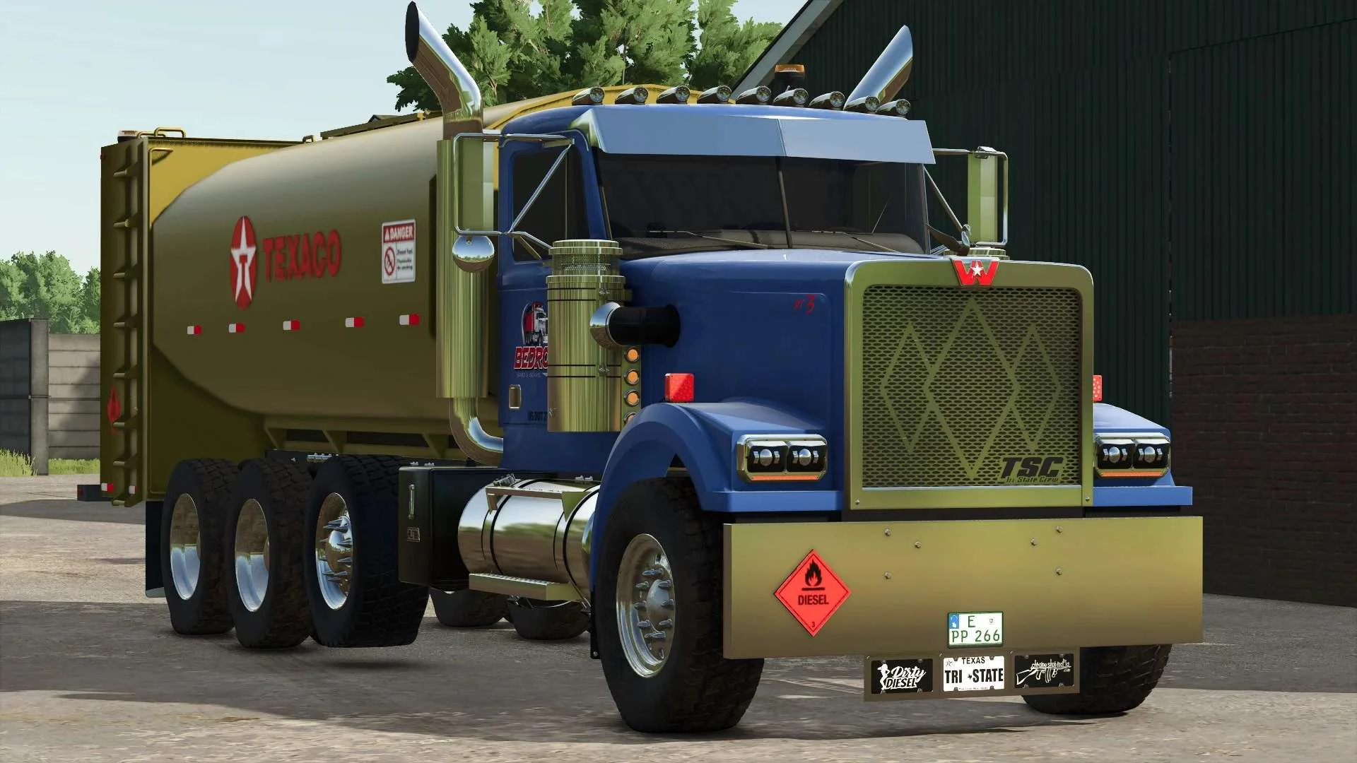 FS25 1990 Western Star 4964 Fuel Transport Truck v1.0 Trucks Mod FS25 Mod Free Download