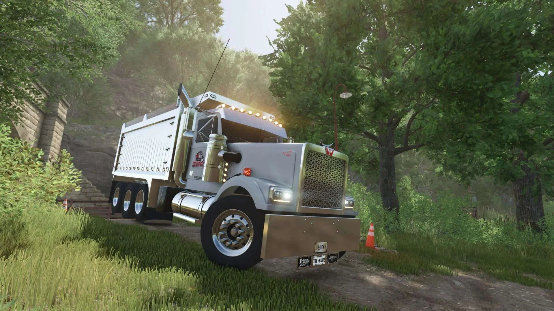 FS25 1990 Western Star 4964 Tri-Axle v1.1 Trucks Mod FS25 Mod Free Download