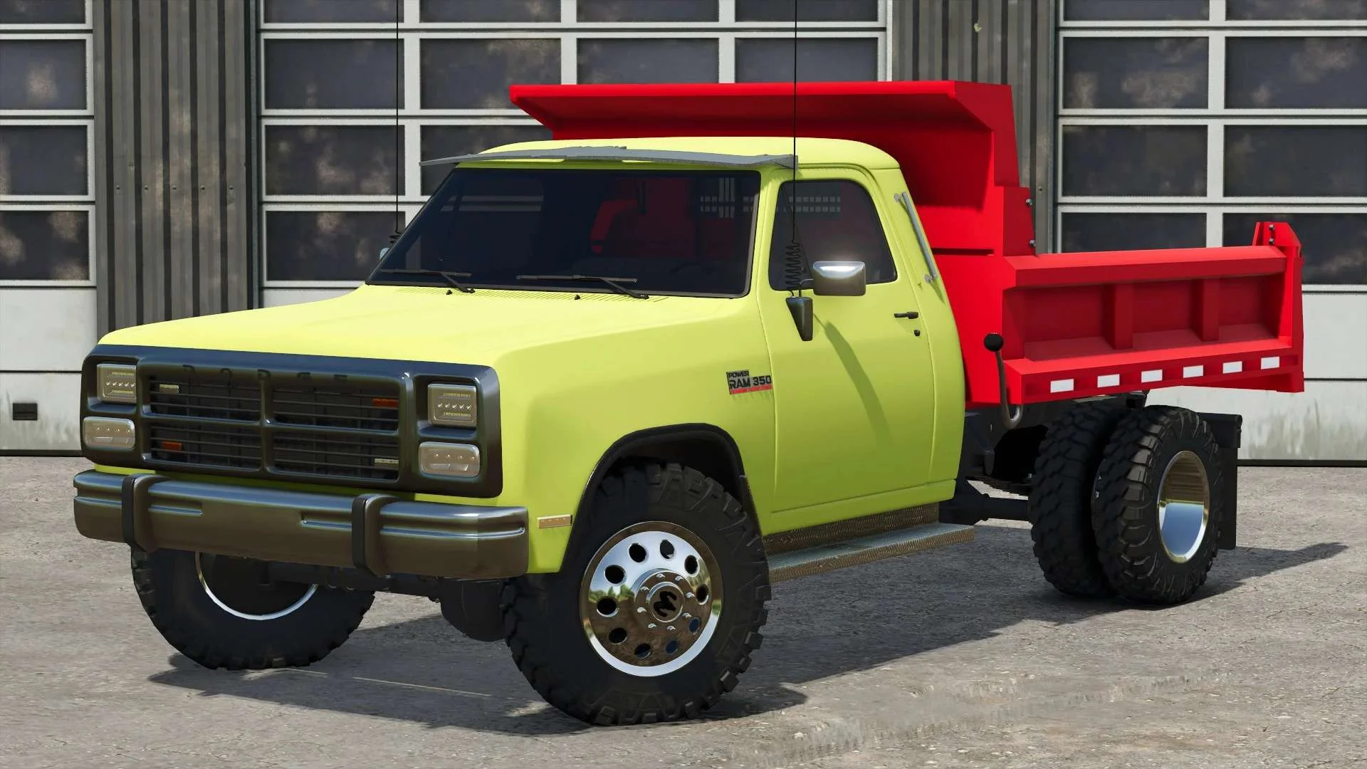FS25 1991 Dodge Ram 3500 HD Dump Truck v1.0 Trucks Mod FS25 Mod Free Download
