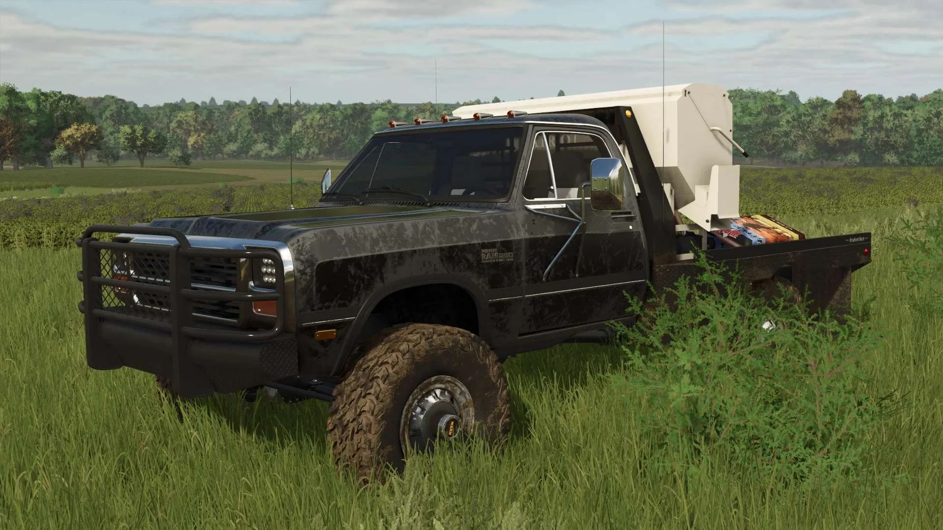 FS25 1993 Dodge W250 v1.0 Trucks Mod FS25 Mod Free Download
