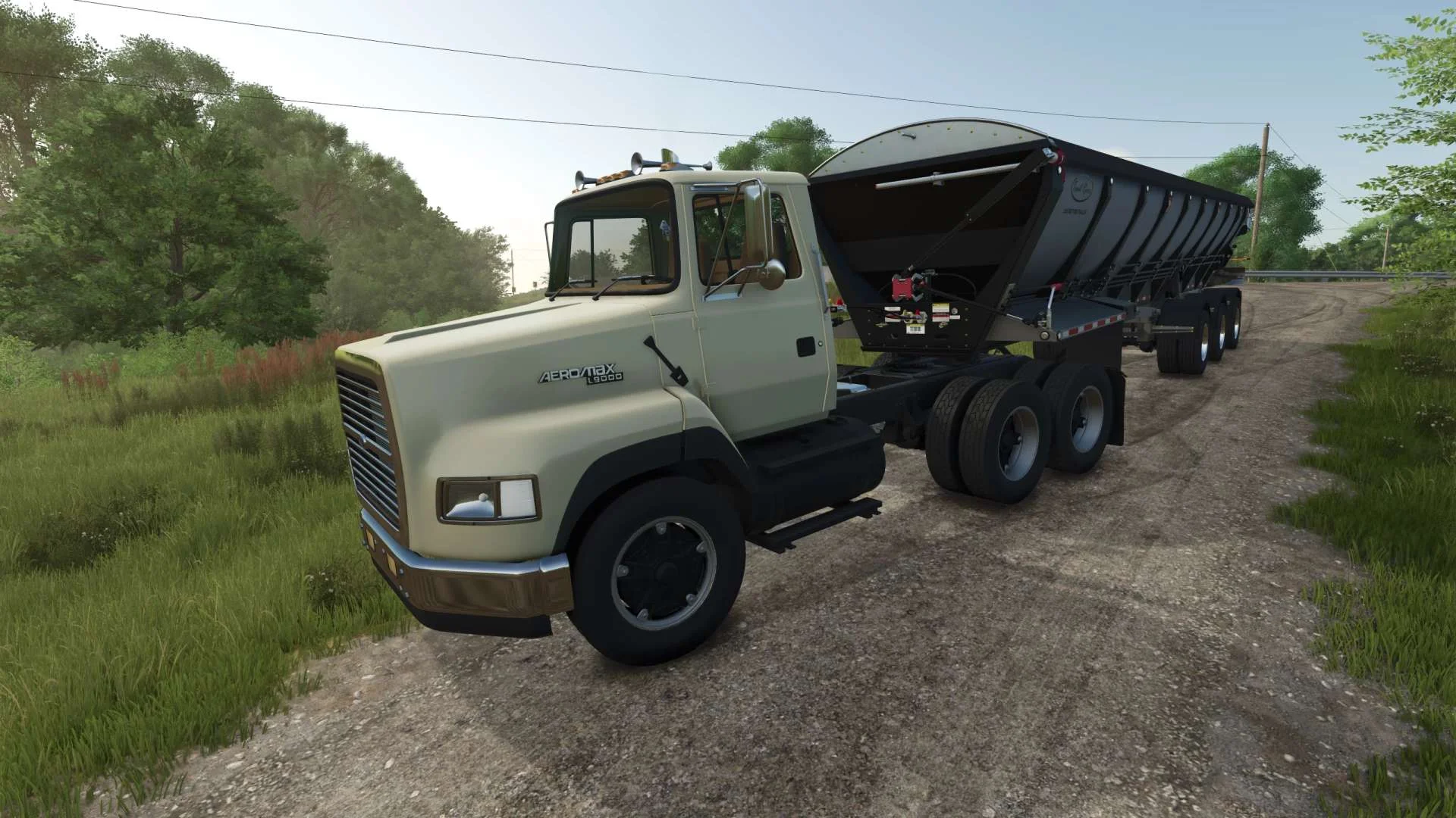 FS25 1995 Ford L9000 AeroMax v1.0 Trucks Mod FS25 Mod Free Download