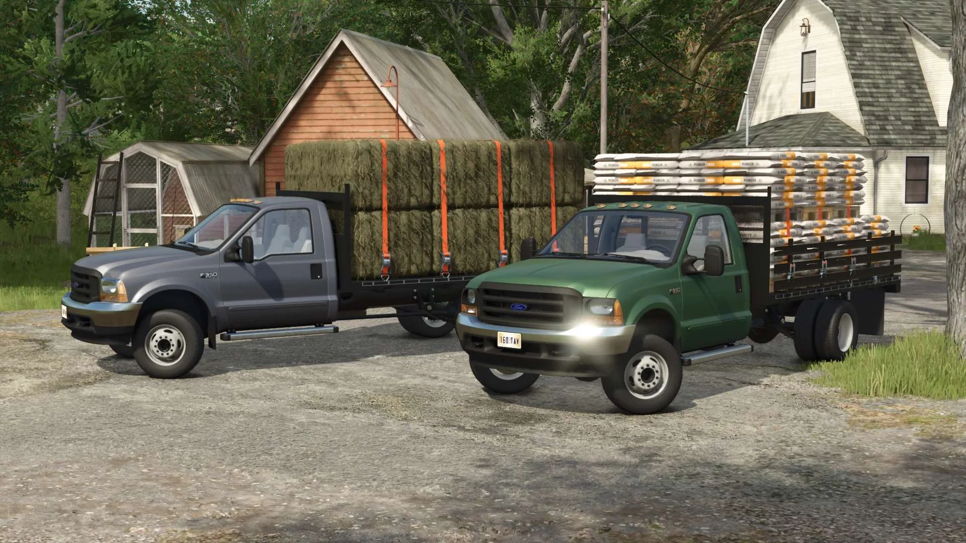 FS25 1999 Ford F350 Stakebed v1.0 Trucks Mod FS25 Mod Free Download