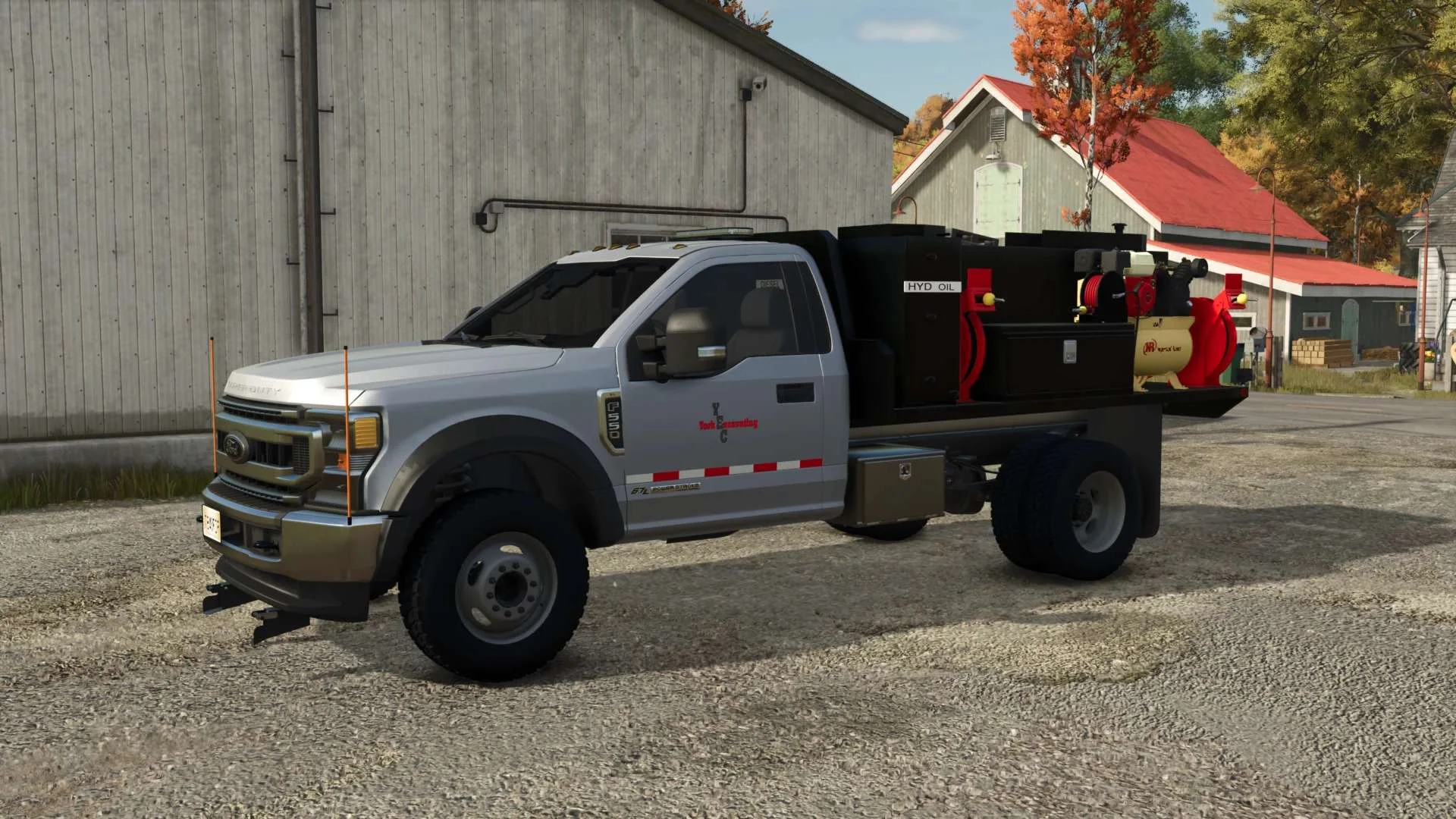 FS25 2020 Ford F550 Fuel and Lube v1.0 Trucks Mod FS25 Mod Free Download