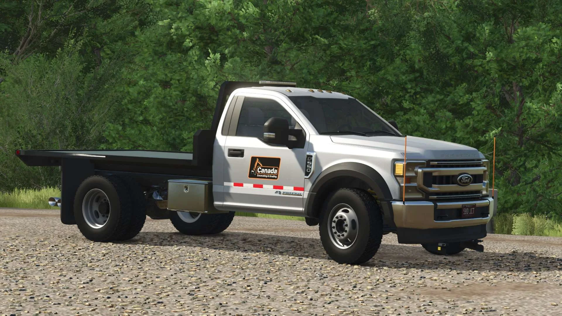 FS25 2020 Ford F550 Fuel and Lube v1.3 Trucks Mod FS25 Mod Free Download