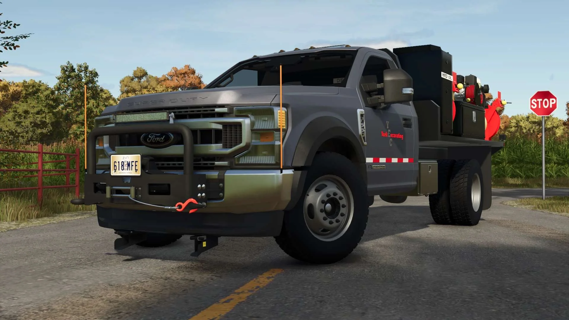 FS25 2020 Ford F550 Fuel and Lube v1.4 Trucks Mod FS25 Mod Free Download