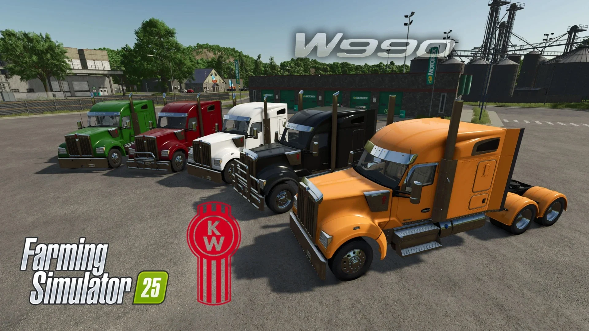 FS25 2020 Kenworth W990 – 76 Inch Mid Roof Sleeper v1.0 Trucks Mod FS25 Mod Free Download