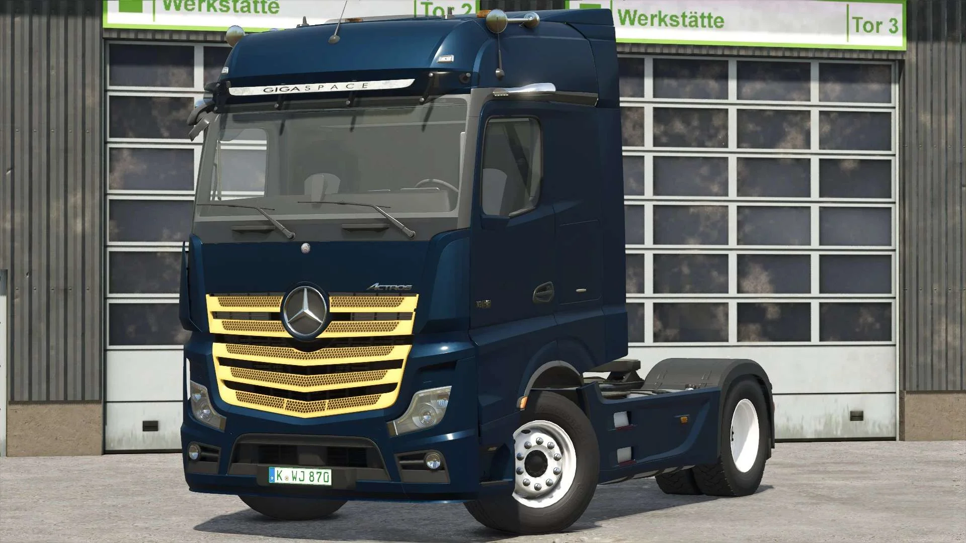 FS25 2020 Mercedes Benz Actros v1.0 Trucks Mod FS25 Mod Free Download