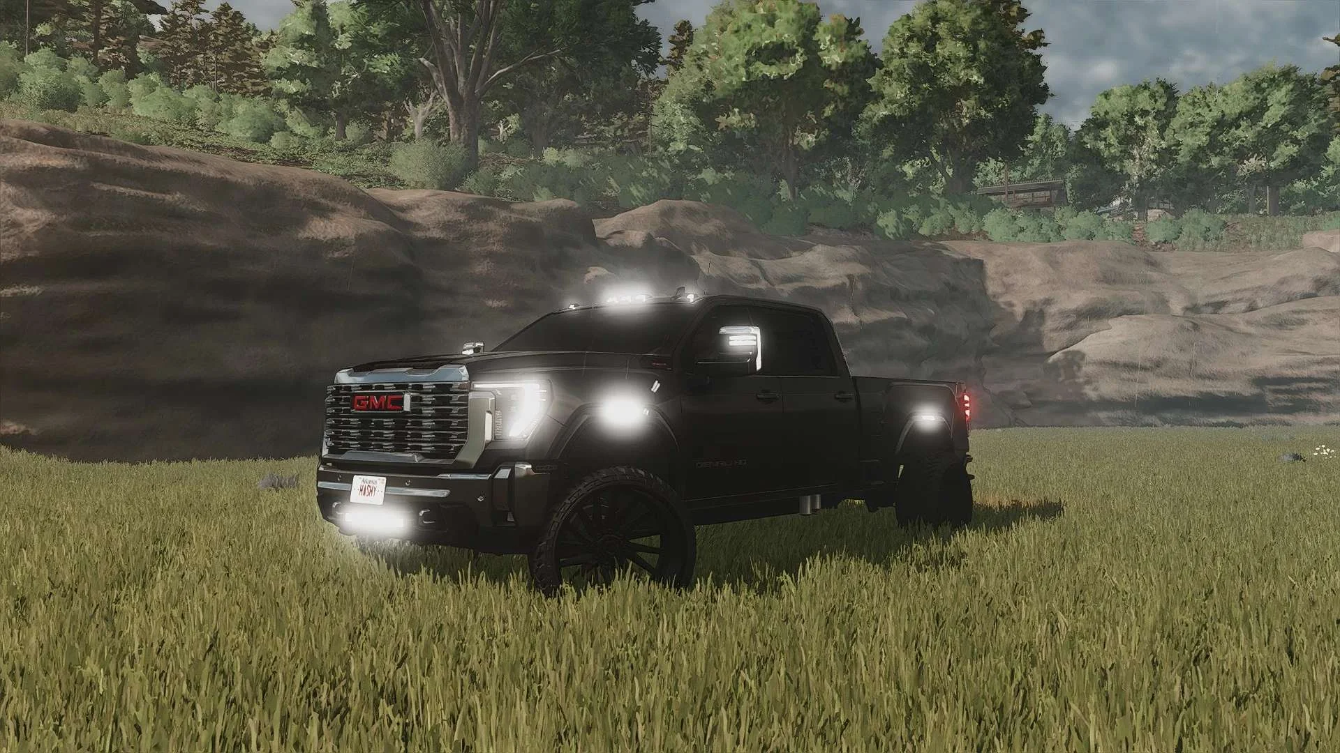 FS25 2024 GMC Sierra Denali 2500/3500 v1.0 Trucks Mod FS25 Mod Free Download