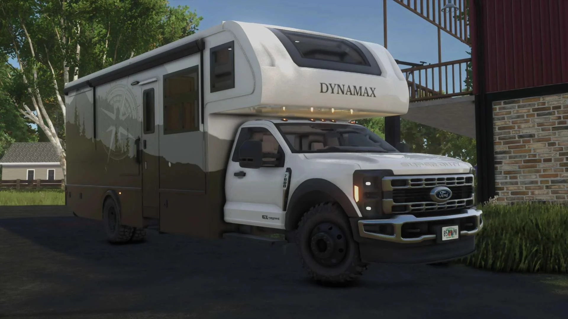 FS25 2025 Ford F600 Dynamax Explore Isata 6 RV v1.1 Trucks Mod FS25 Mod Free Download