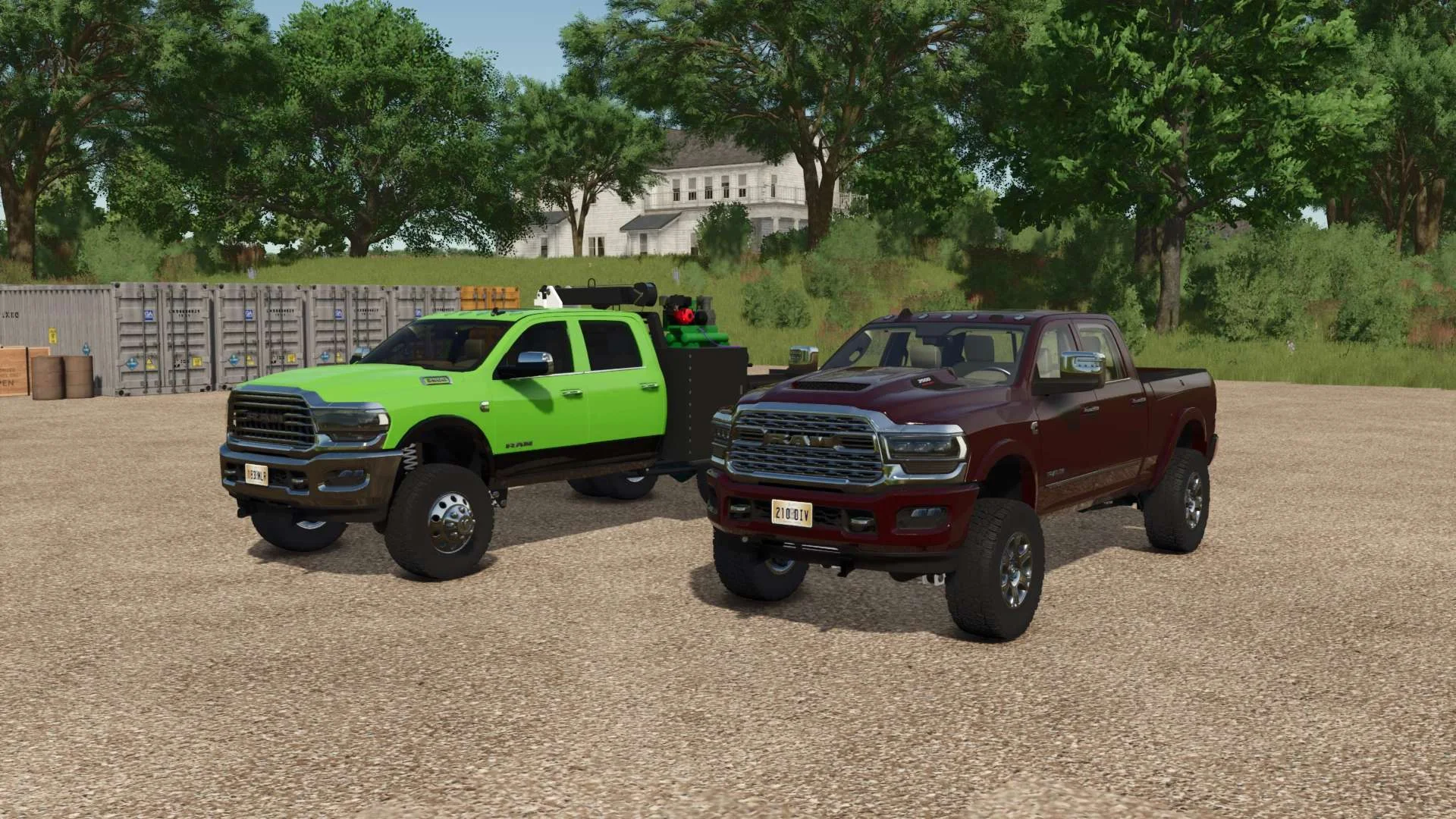 FS25 24 Ram 3500 v1.0 Trucks Mod FS25 Mod Free Download