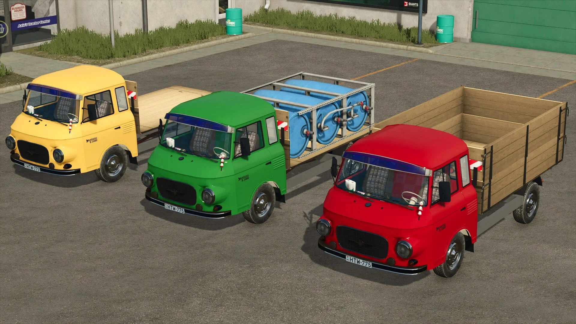 FS25 Barkas B 1000 Multiservice & Livestock Trucks v1.0 FS25 Mod Free Download