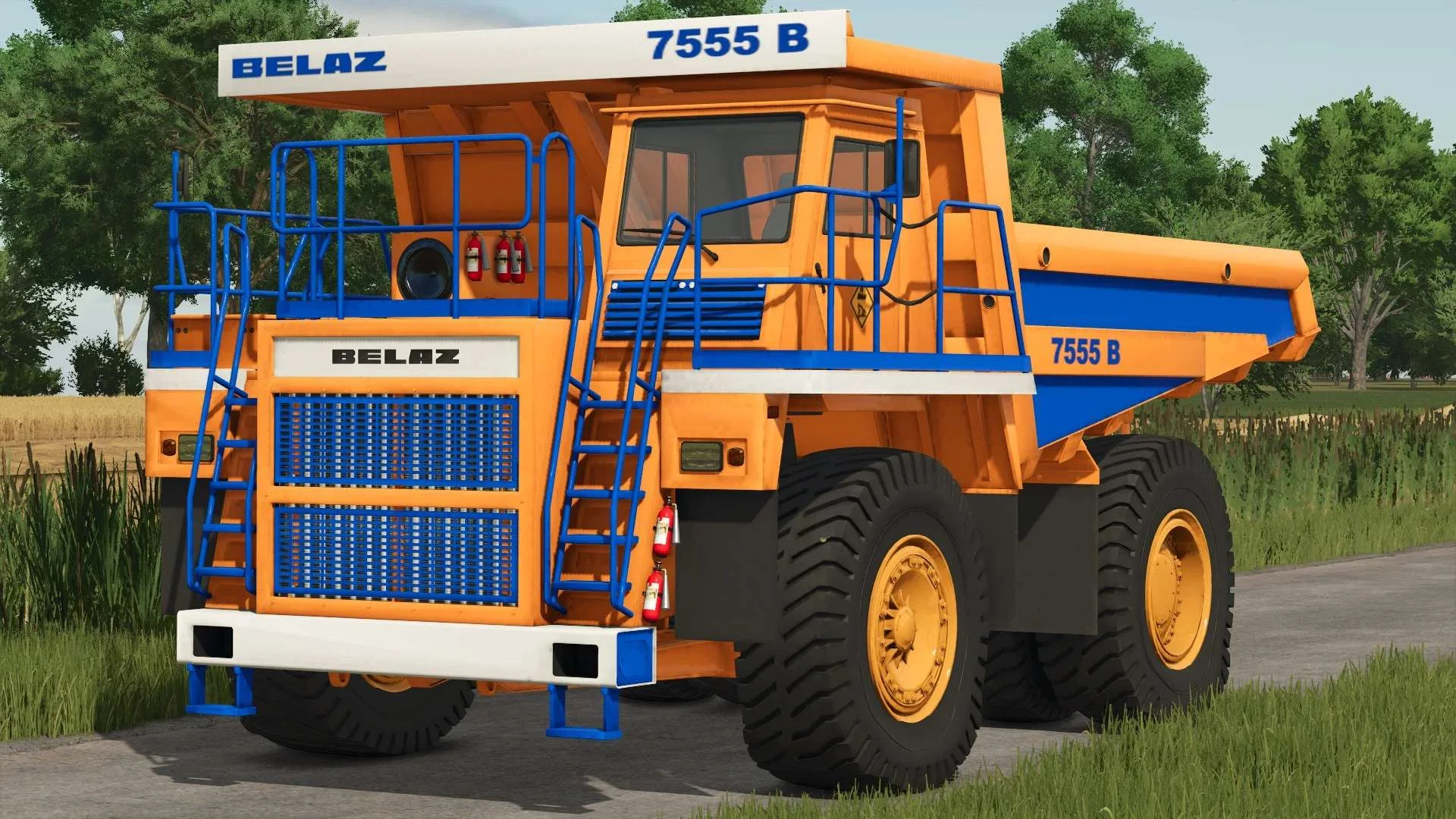FS25 Belaz 7555 Mining Truck v1.0 Trucks Mod FS25 Mod Free Download