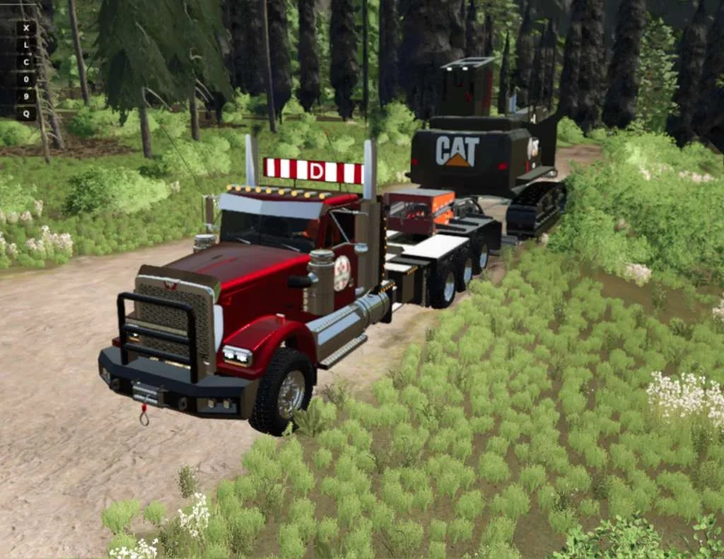 FS25 CAT 548LL black v1.0 Trucks Mod FS25 Mod Free Download