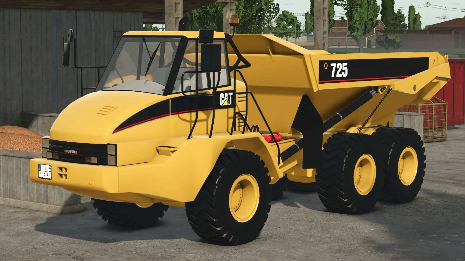FS25 CAT 725A v1.0 Trucks Mod FS25 Mod Free Download