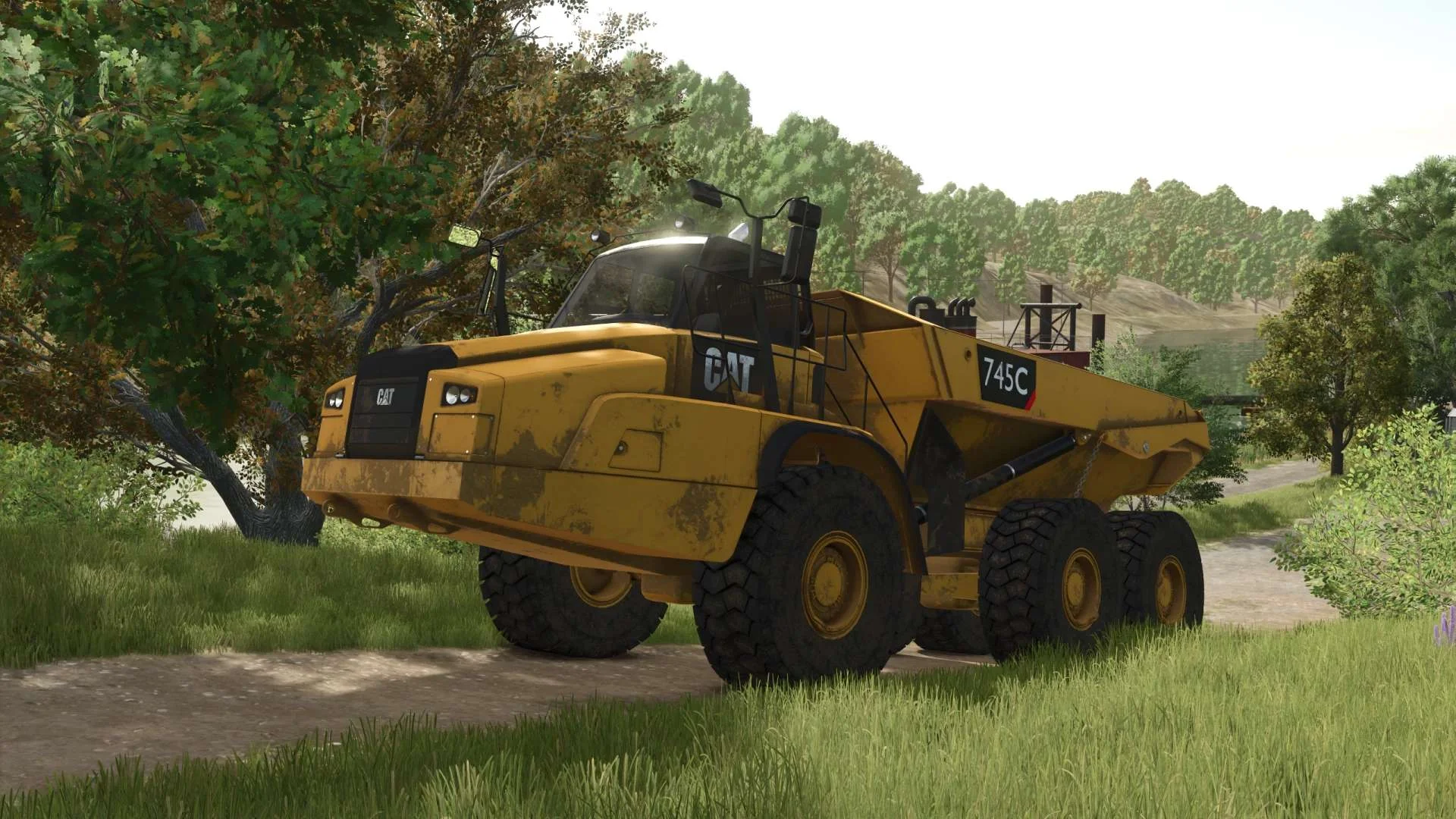 FS25 CAT 745C v1.0 Trucks Mod FS25 Mod Free Download