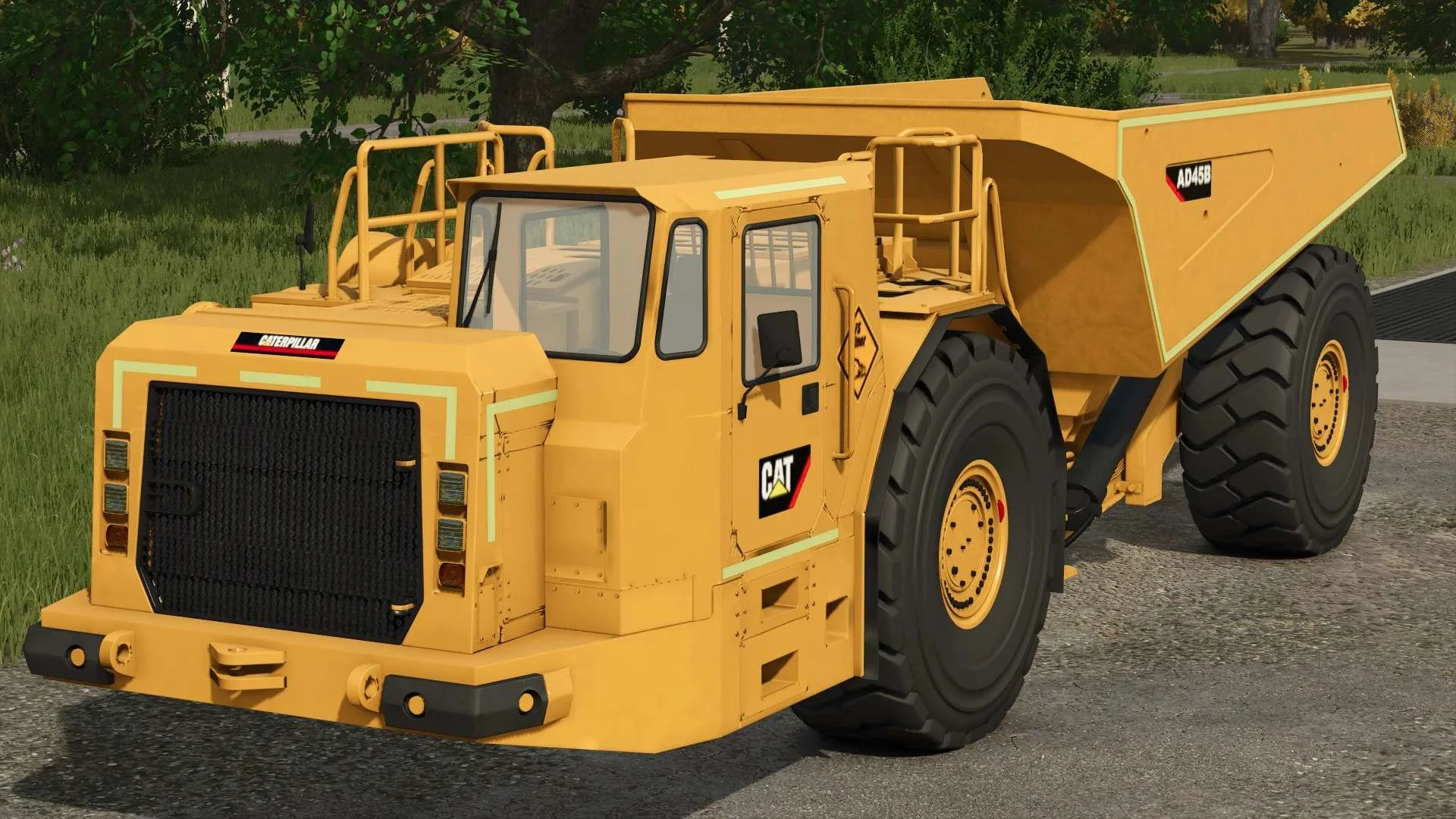 FS25 Caterpillar AD45B v1.0 Trucks Mod FS25 Mod Free Download