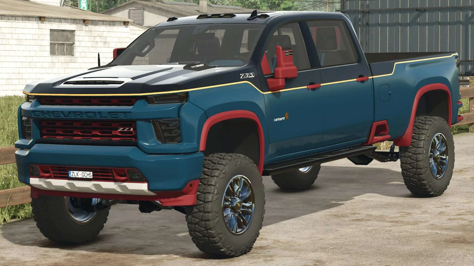 FS25 Chevrolet Carhartt Silverado v1.0 Trucks Mod FS25 Mod Free Download