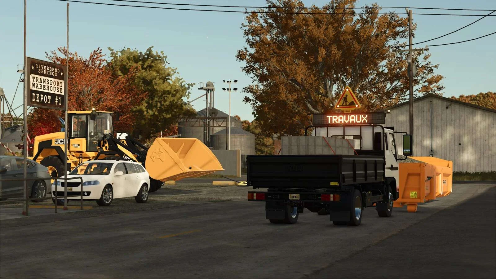 FS25 Construction Truck v1.0 Trucks Mod FS25 Mod Free Download