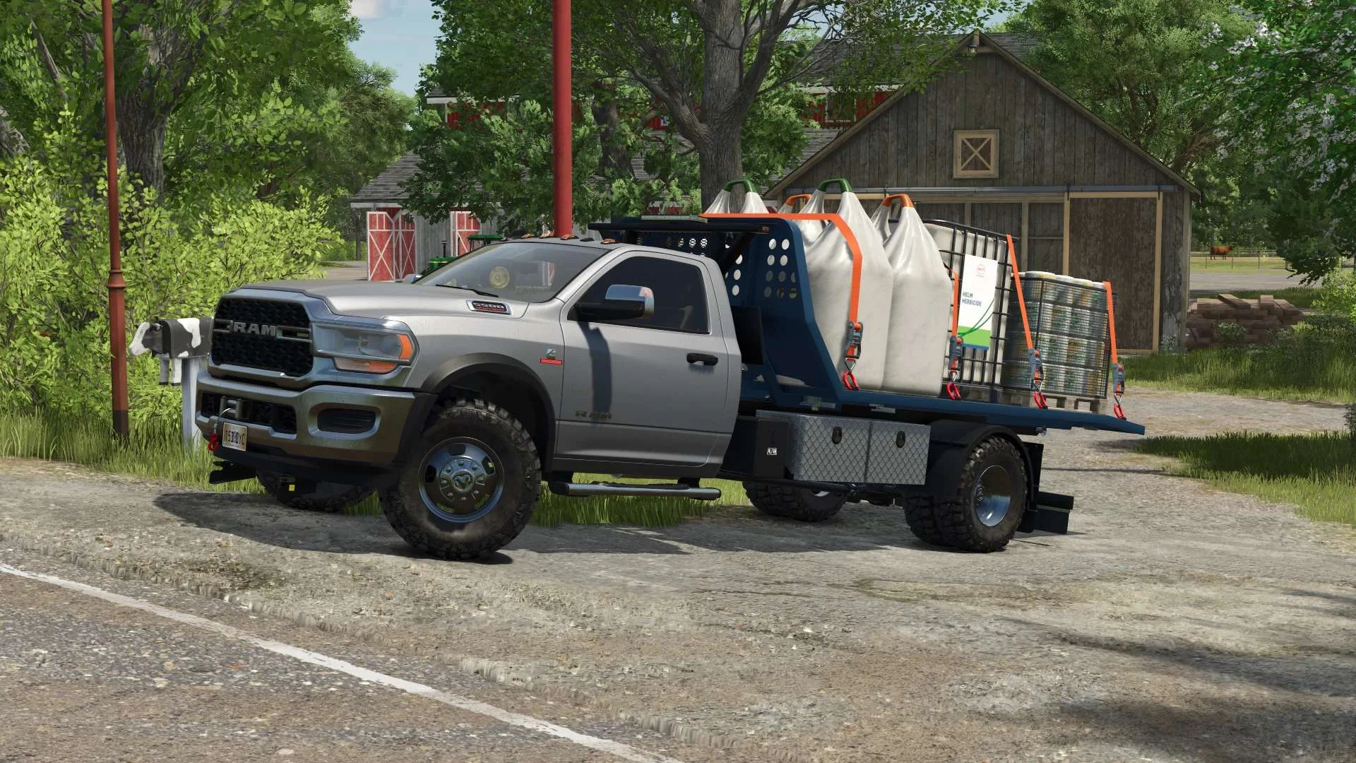 FS25 Dodge Ram 5500 SNG v1.2 Trucks Mod FS25 Mod Free Download