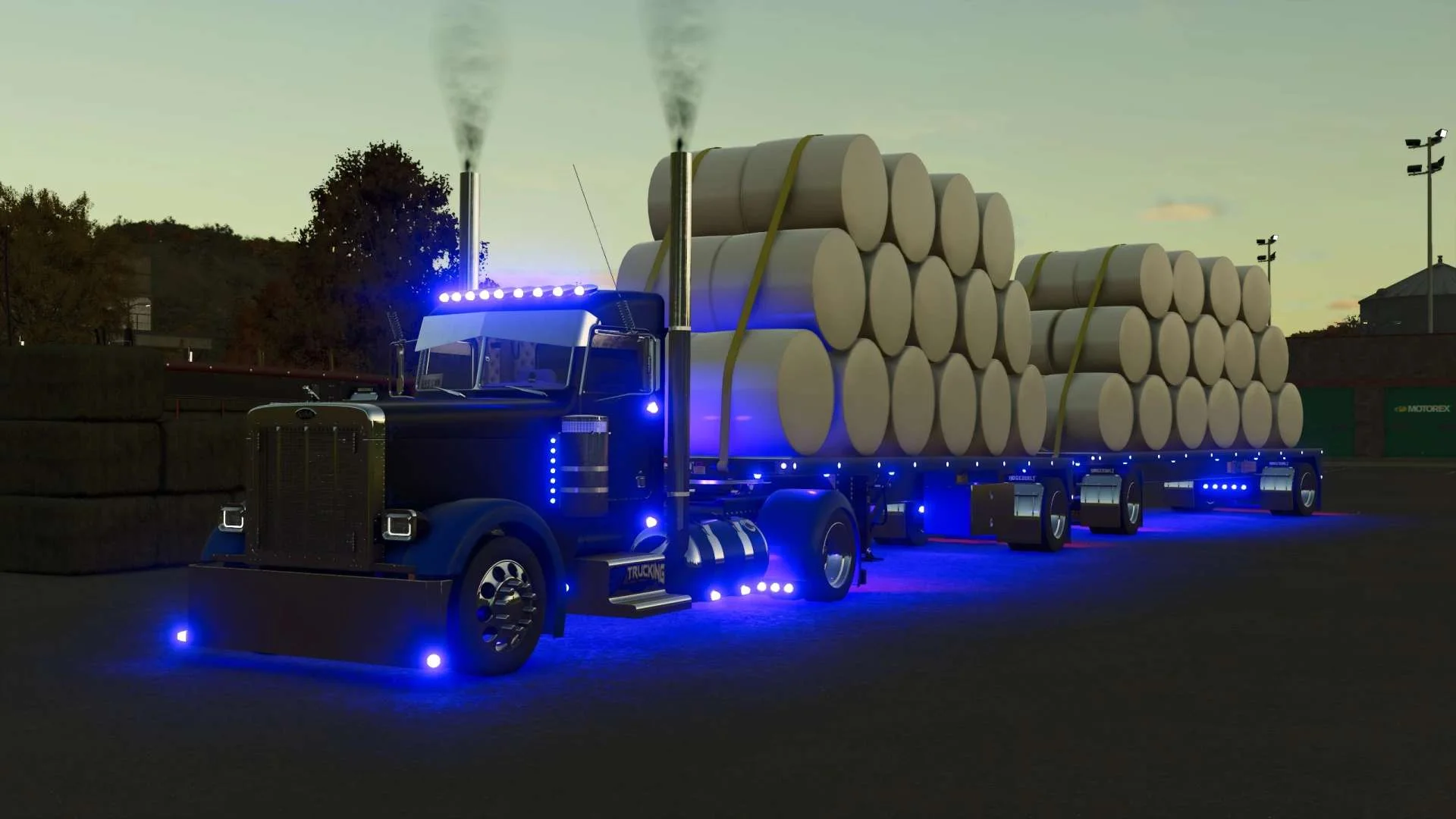 FS25 EXP25 West Coast Style Flatbeds v1.0 Trucks Mod FS25 Mod Free Download