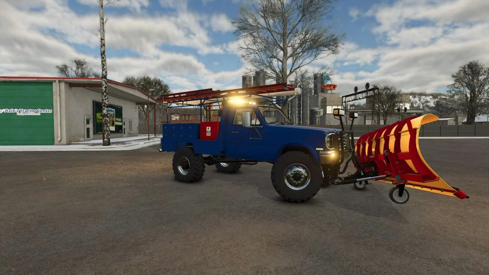 FS25 Flatbed Service Truck v1.0 Trucks Mod FS25 Mod Free Download