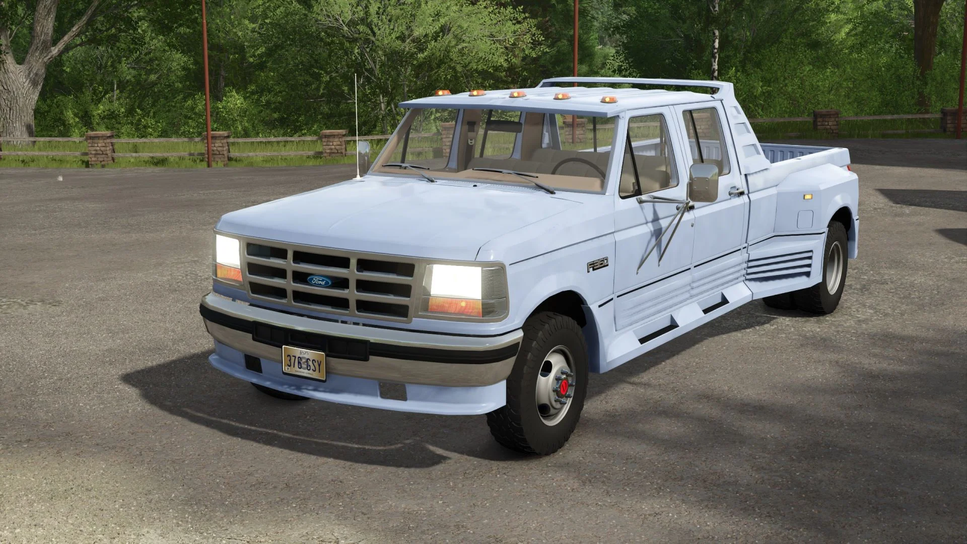 FS25 Ford F-350 OBS Truxarossa V1.0 Trucks Mod FS25 Mod Free Download