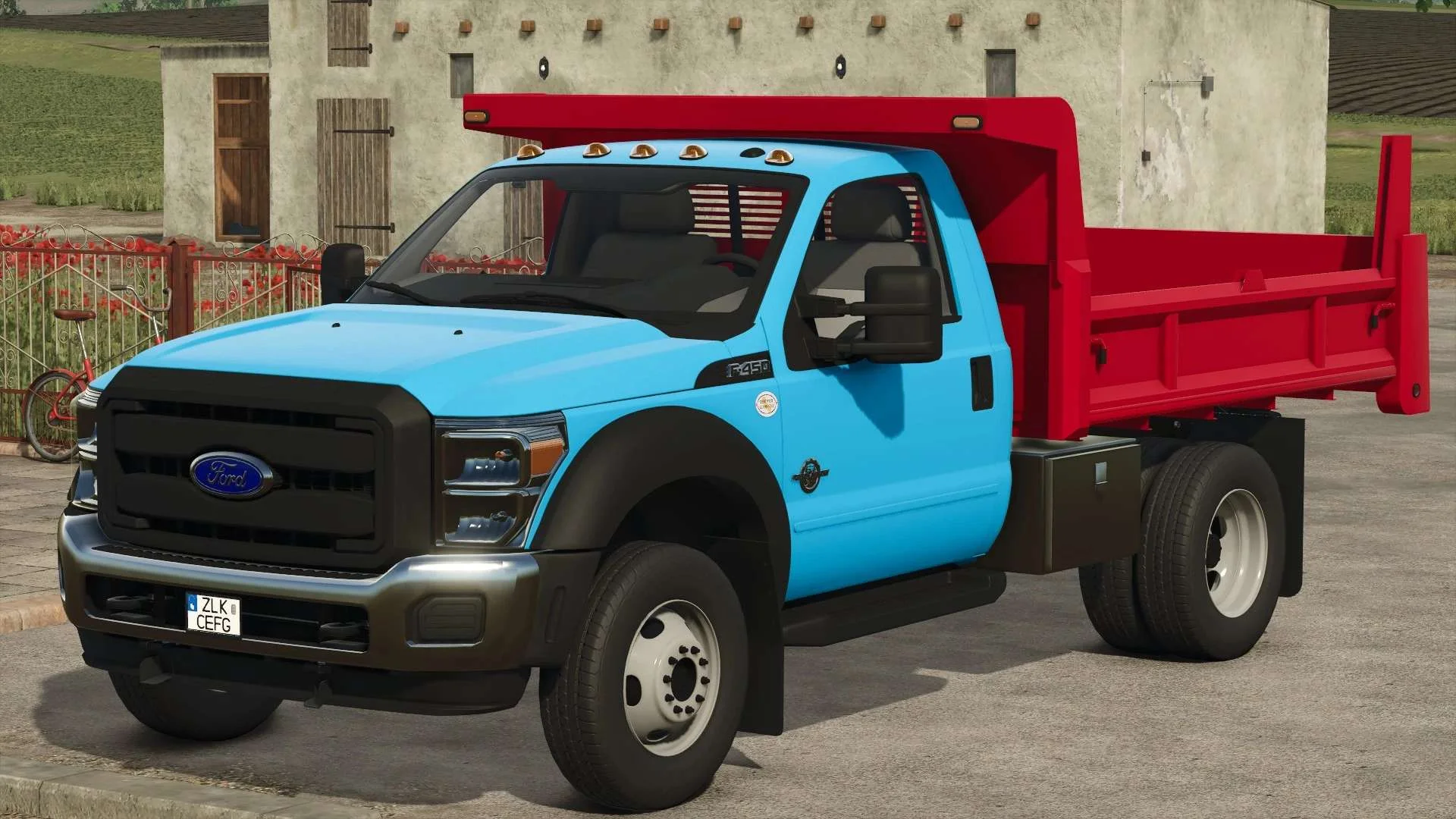 FS25 Ford F450 Dump Truck v1.0 Trucks Mod FS25 Mod Free Download