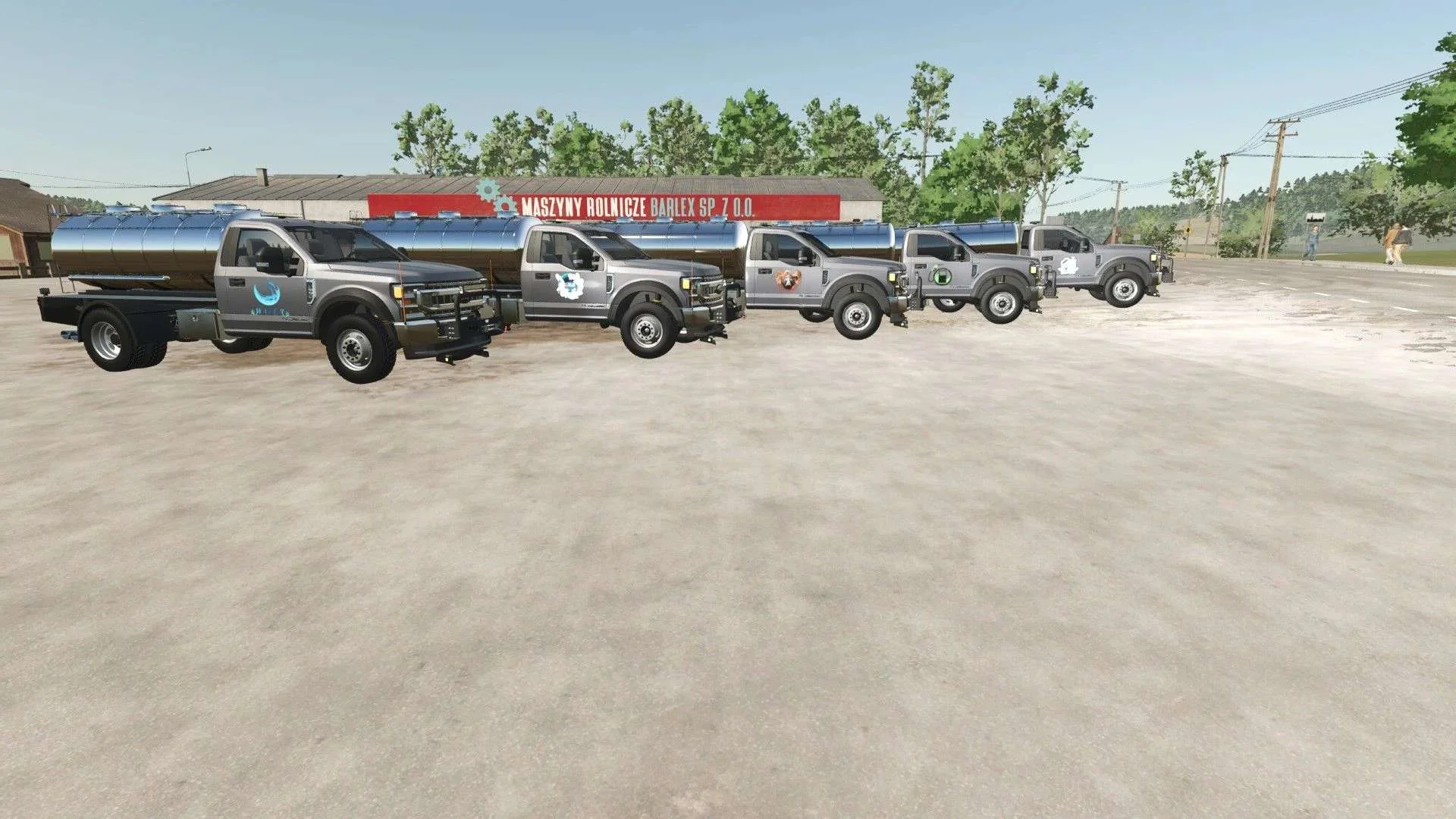 FS25 Ford F550 AF v1.0 Trucks Mod FS25 Mod Free Download