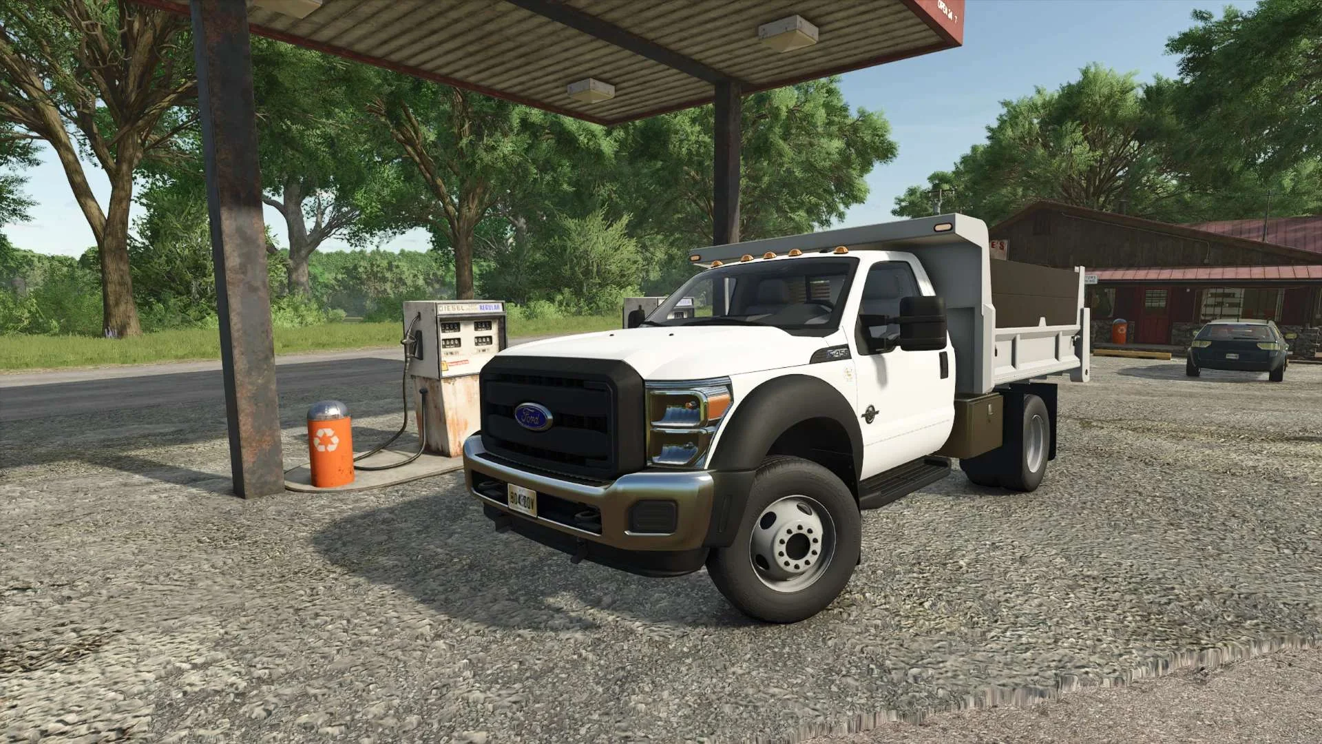 FS25 Ford F550 Dump Truck v1.0 Trucks Mod FS25 Mod Free Download