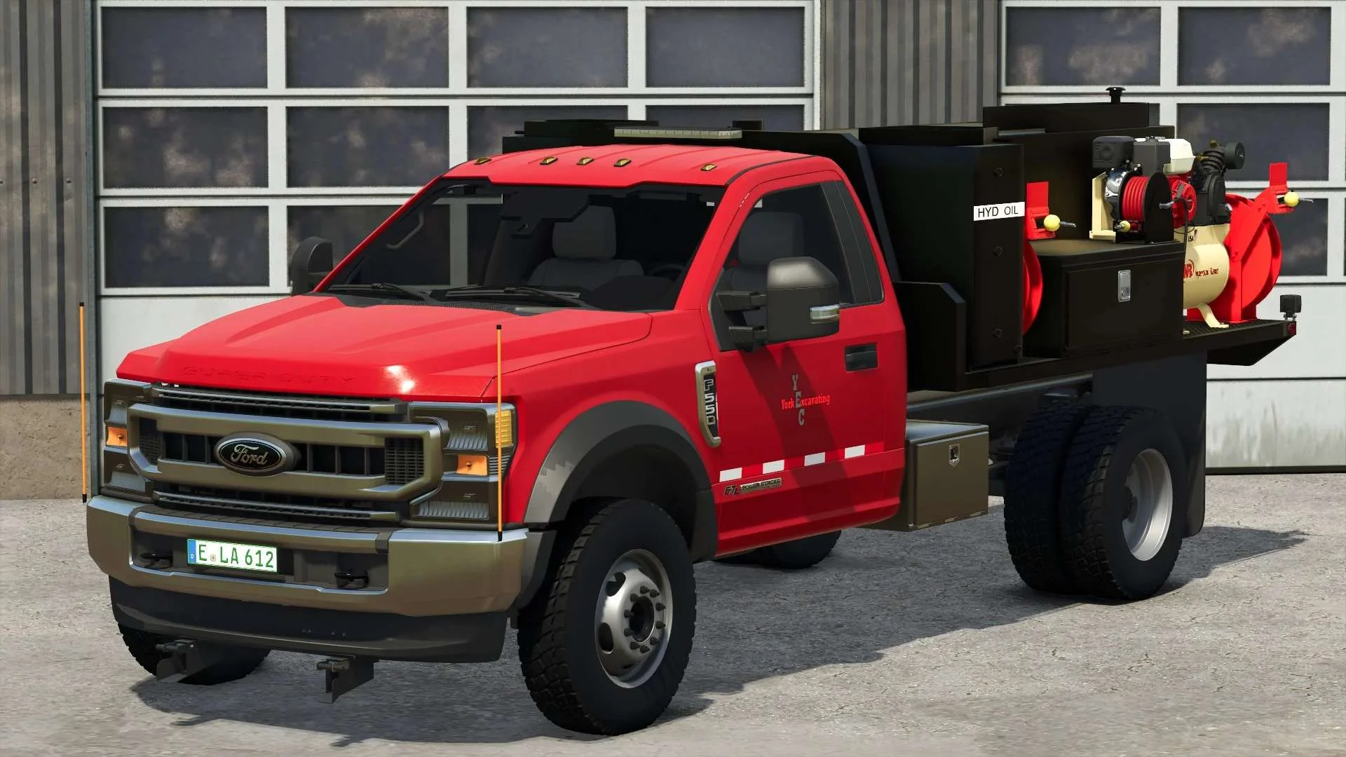 FS25 Ford F550 Septic Service & Fuel and Lube Trucks v1.0 FS25 Mod Free Download