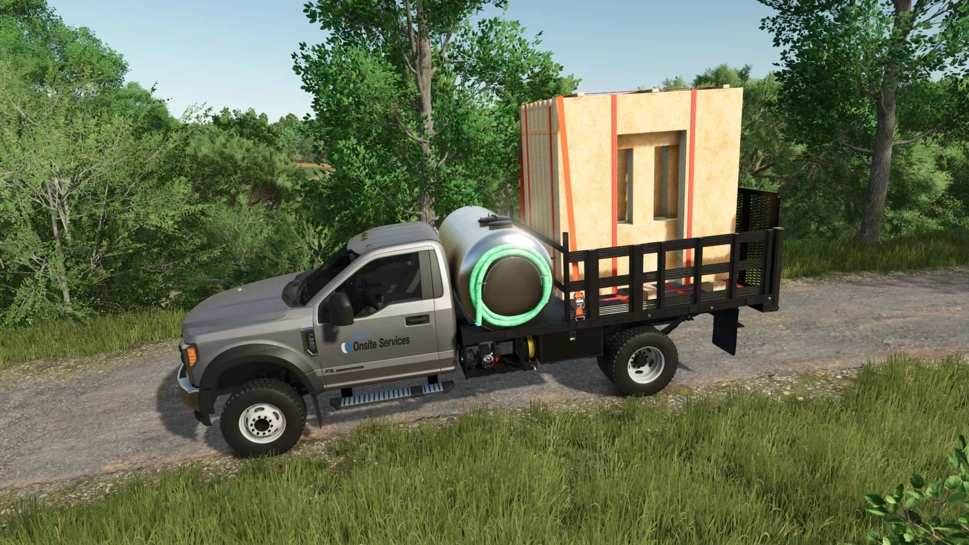 FS25 Ford F550 v1.0 Trucks Mod FS25 Mod Free Download