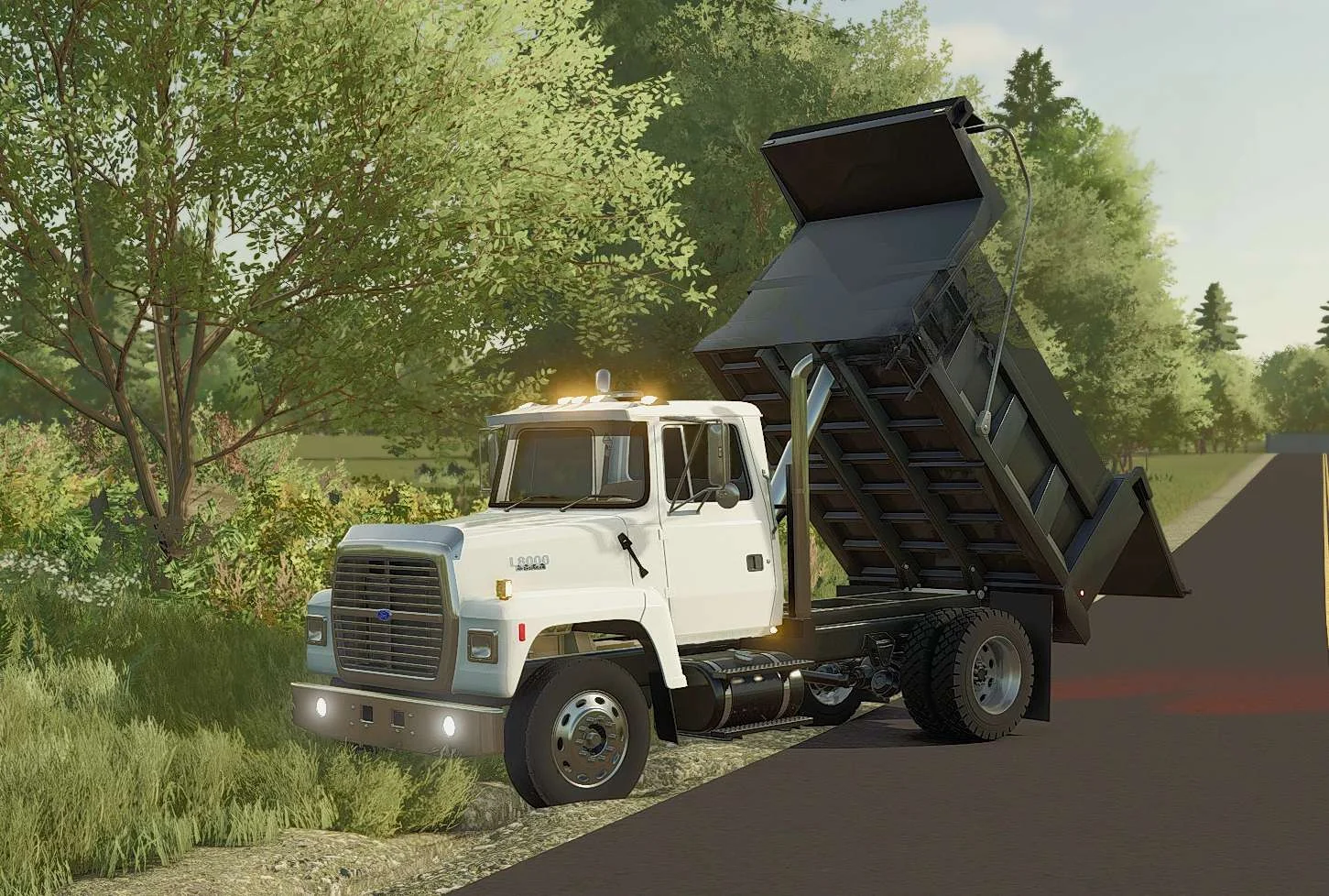 FS25 Ford Single Axle Dump Truck v1.0 Trucks Mod FS25 Mod Free Download