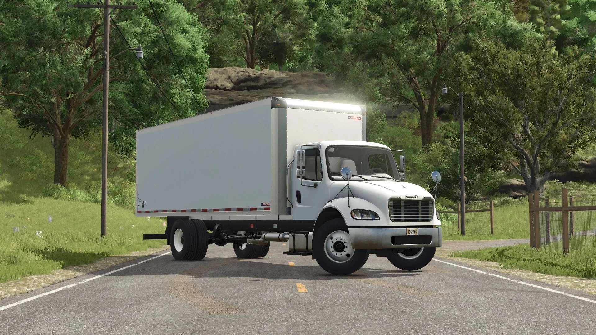 FS25 Freightliner M2 Box Truck v1.0 Trucks Mod FS25 Mod Free Download