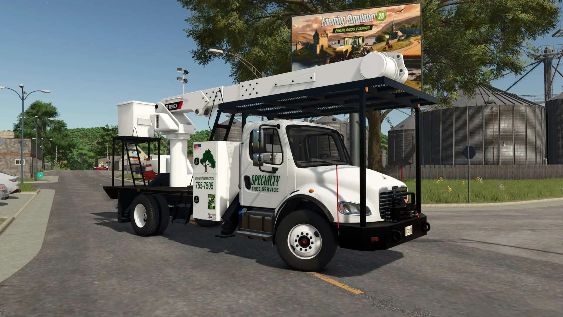 FS25 Freightliner M2 Bucket Truck v1.0 Trucks Mod FS25 Mod Free Download