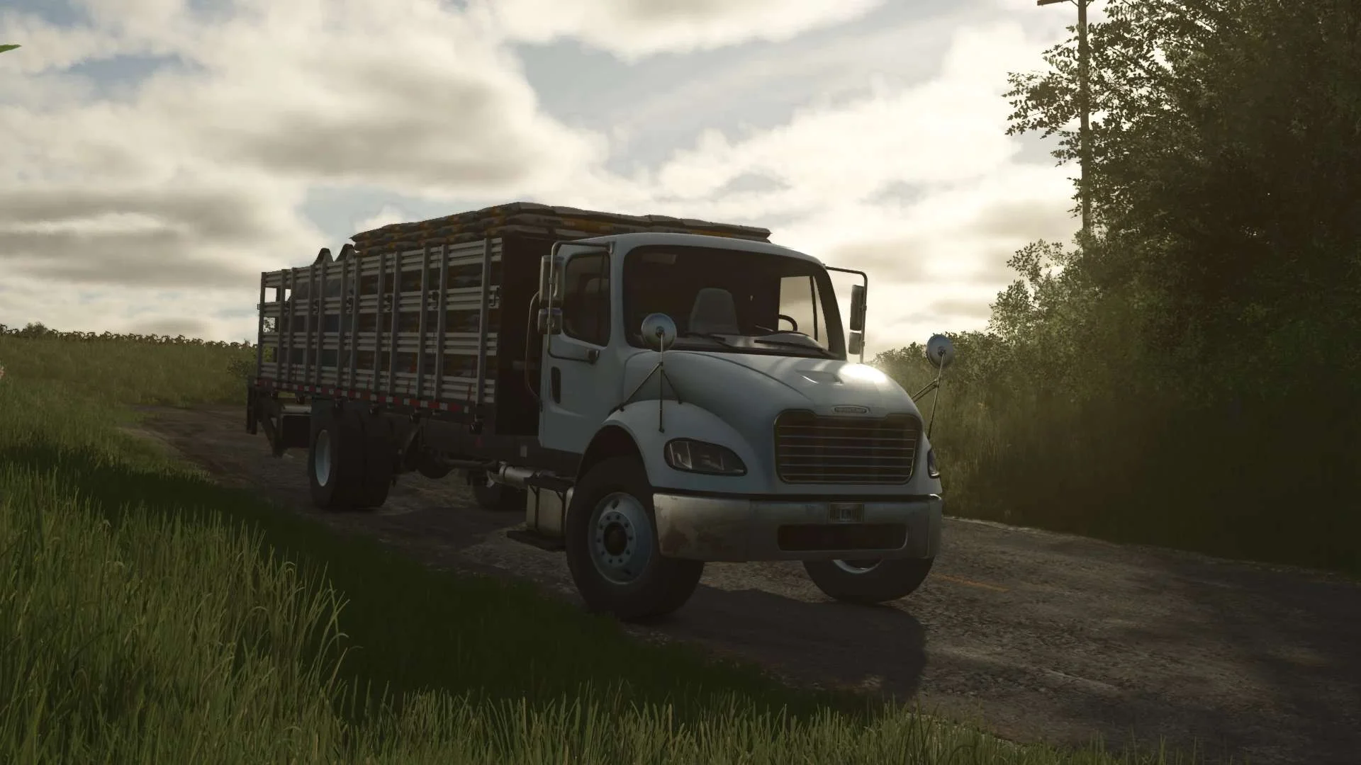 FS25 Freightliner M2 Stakebed v1.2.0.1 Trucks Mod FS25 Mod Free Download