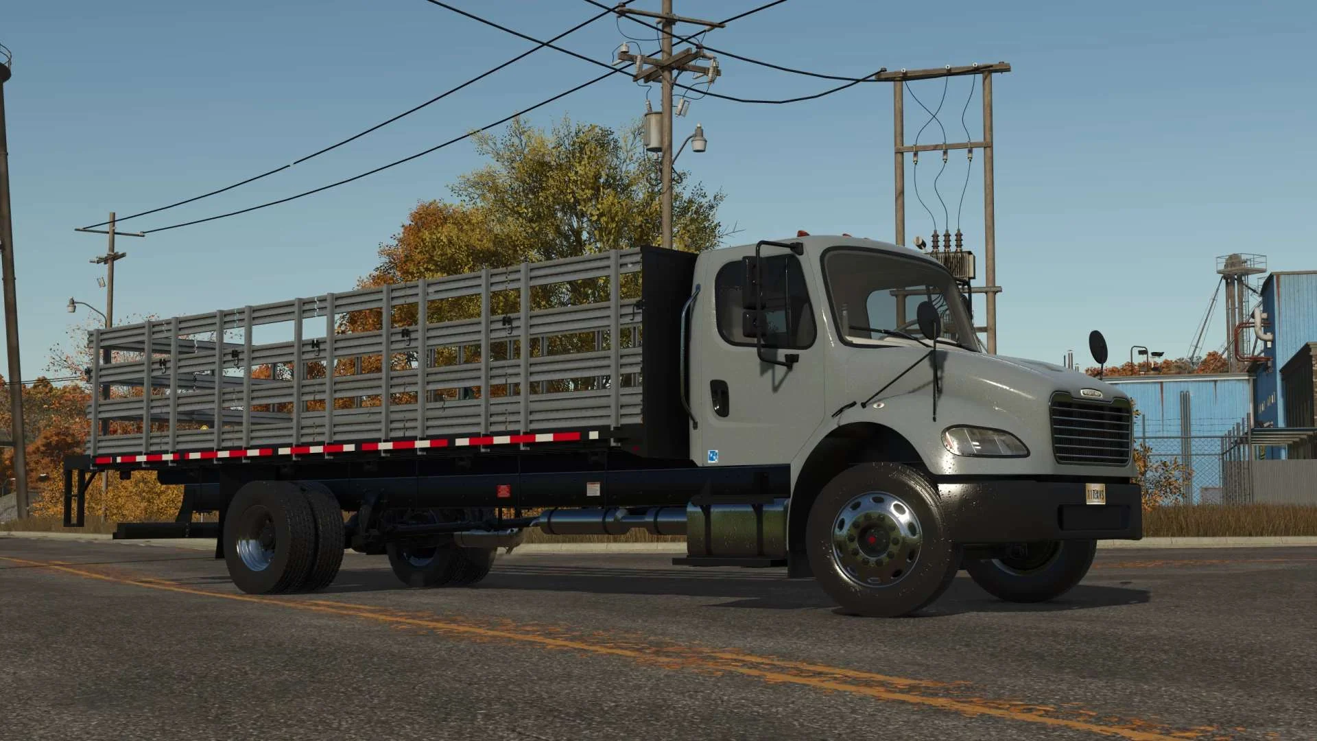 FS25 Freightliner M2 Stakebed v1.6 Trucks Mod FS25 Mod Free Download