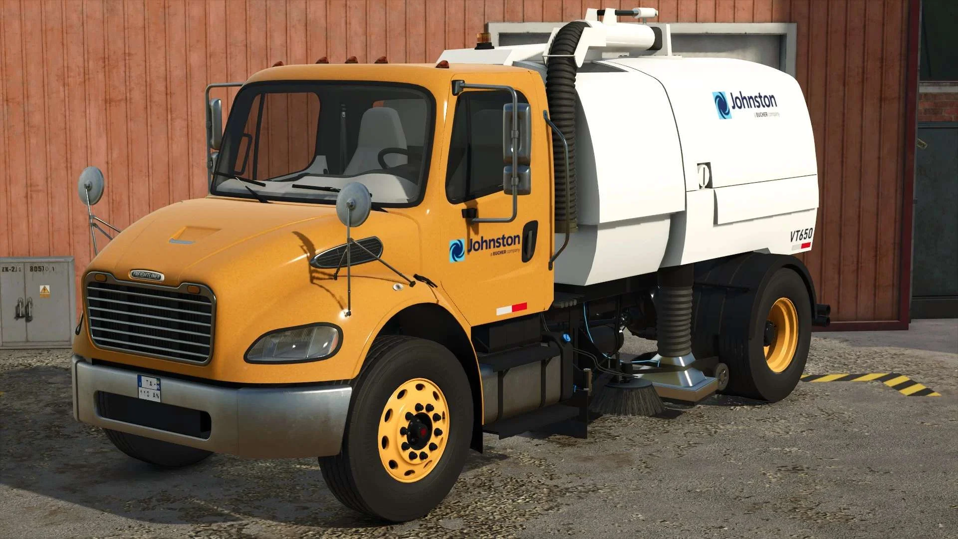 FS25 Freightliner M2 Sweeper Truck v1.0 Trucks Mod FS25 Mod Free Download