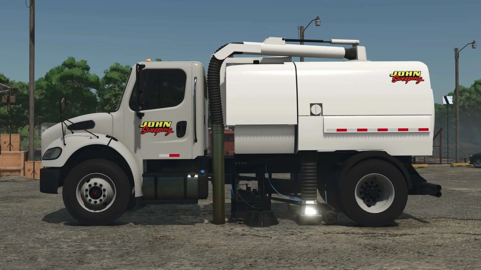 FS25 Freightliner M2 Sweeper v1.0.0.1 Trucks Mod FS25 Mod Free Download