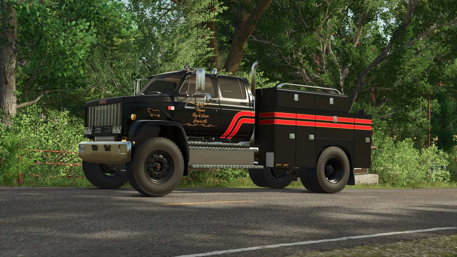 FS25 GMC C7000 81-89 v1.1.0.0 Trucks Mod FS25 Mod Free Download