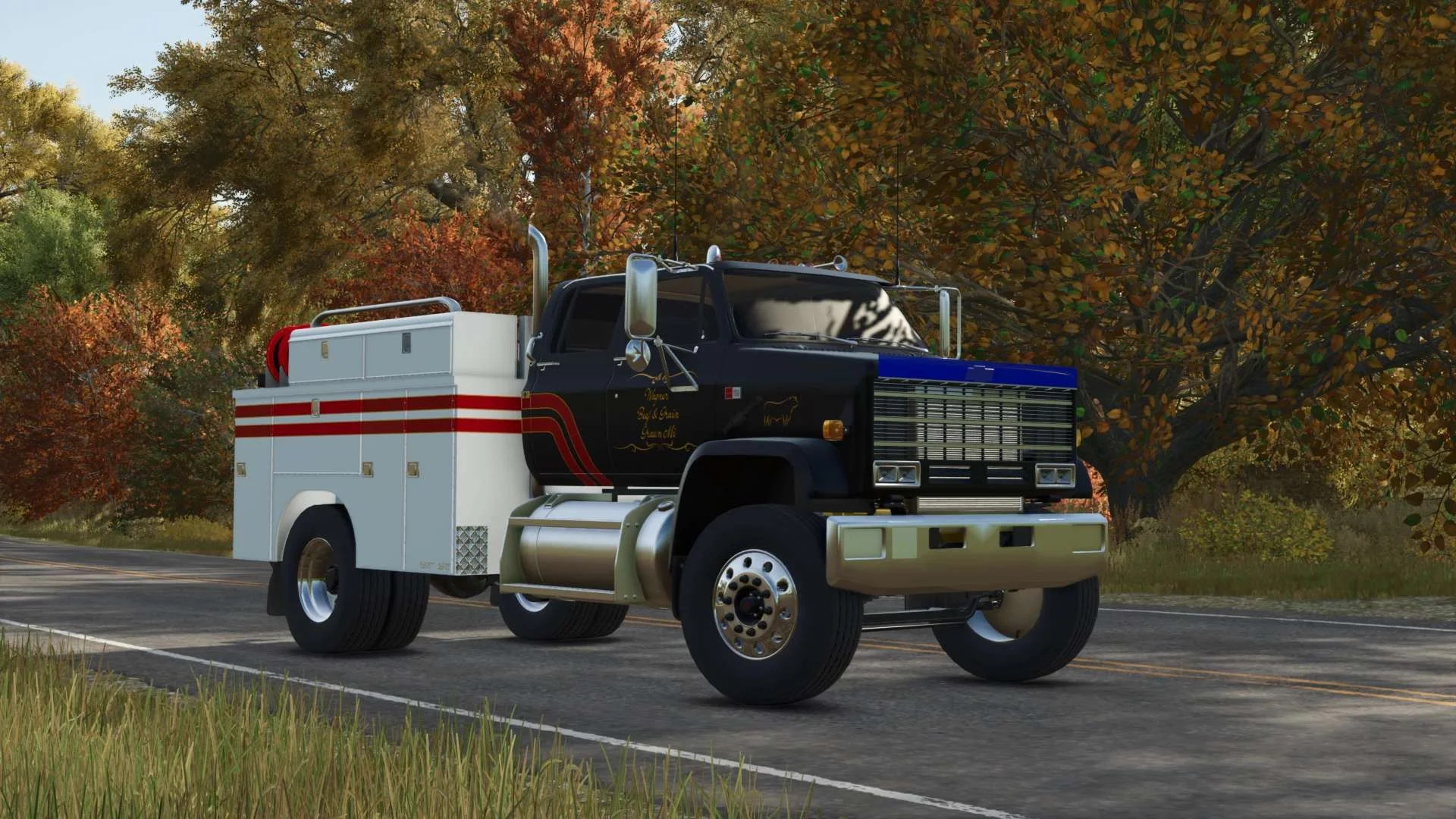 FS25 GMC C7000 Service 81-89 v1.0 Trucks Mod FS25 Mod Free Download