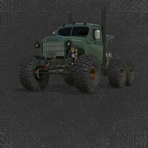 FS25 Haulk 1948 Power Wagon 6X6 v1.0 Trucks Mod FS25 Mod Free Download