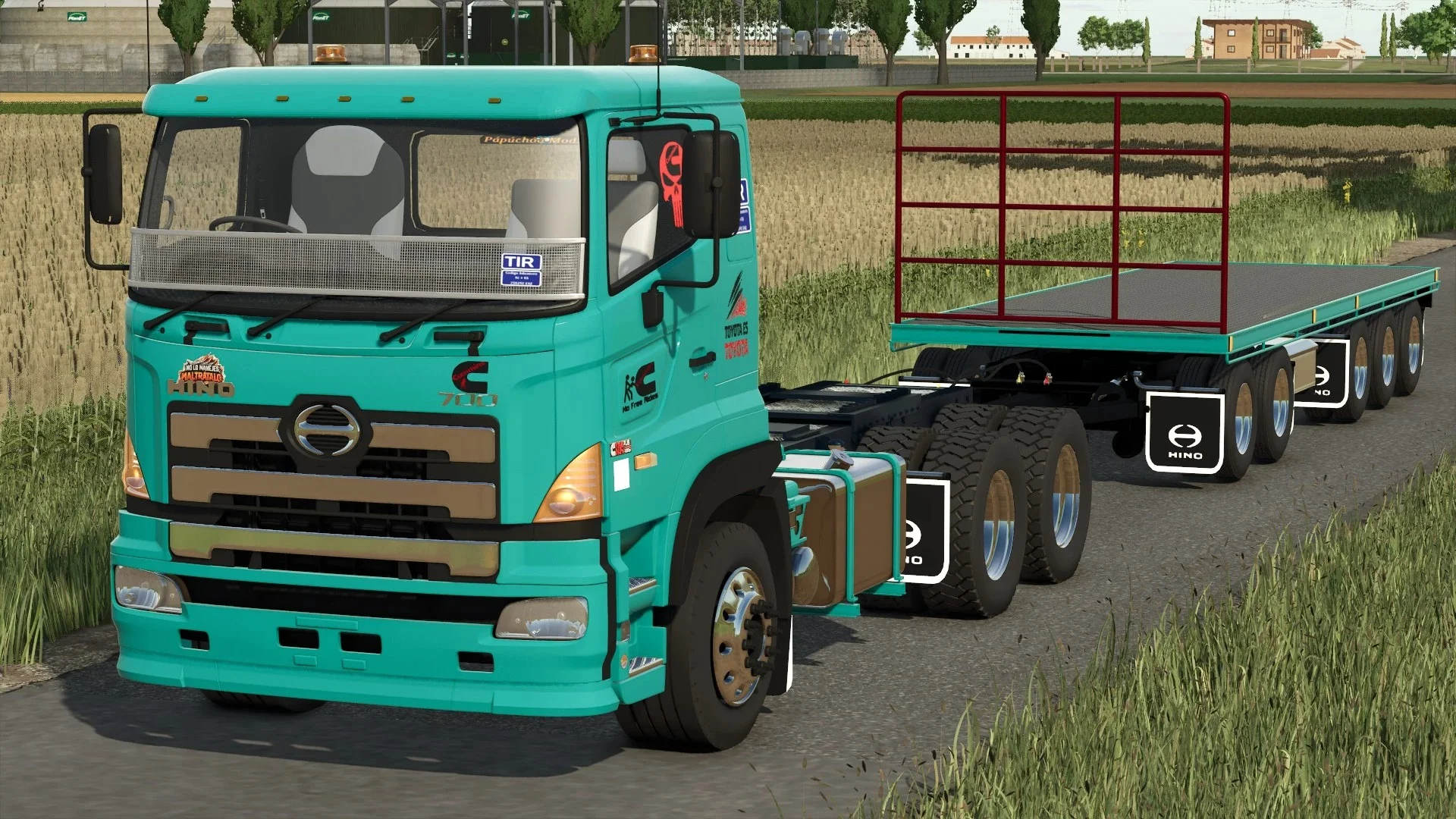 FS25 Hino 700 & Trailers v1.0 Trucks Mod FS25 Mod Free Download