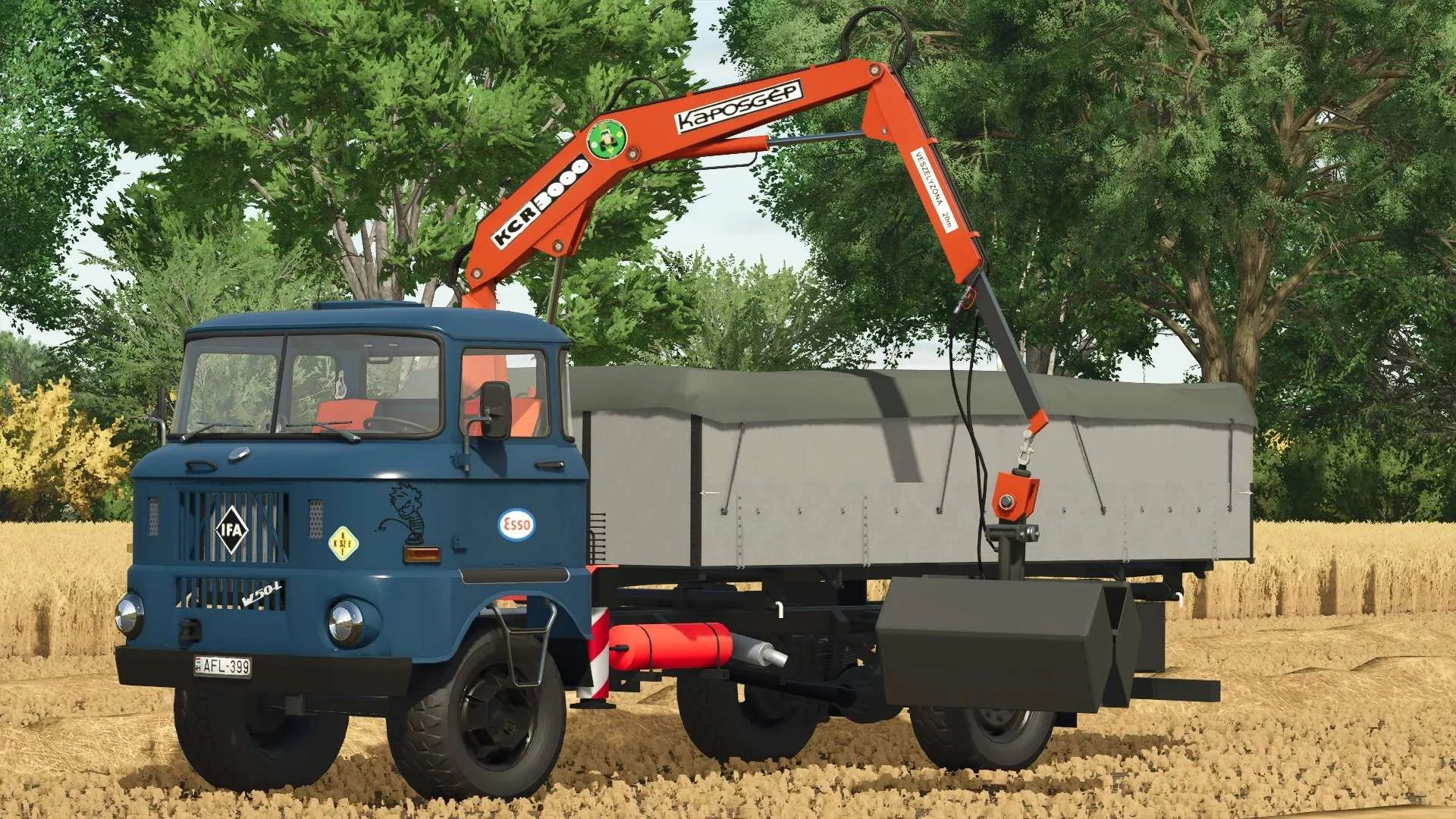 FS25 IFA W50 Loader Truck with Crane v1.0 Trucks Mod FS25 Mod Free Download