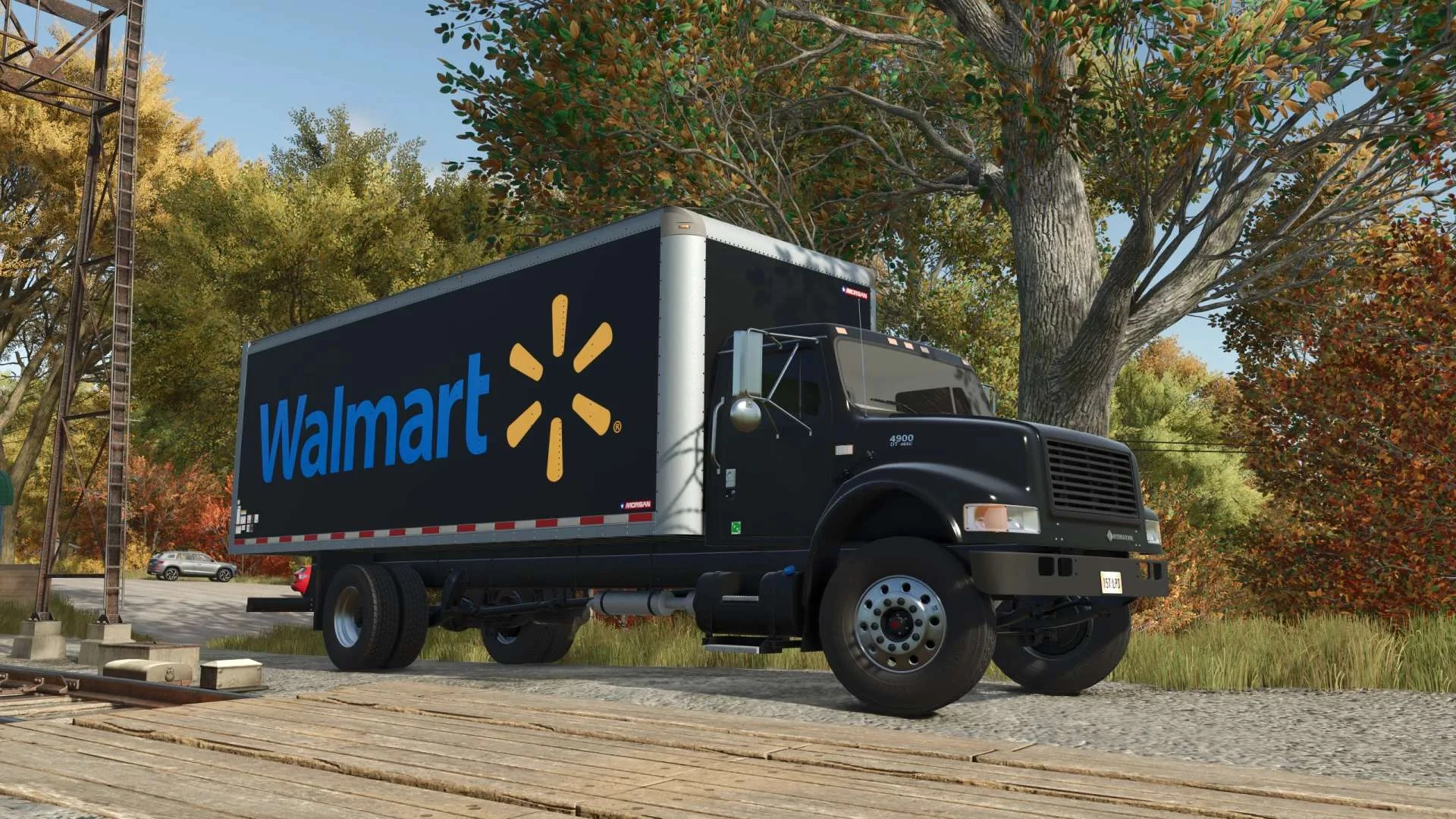 FS25 International 4900 Box truck v1.1.0.1 Trucks Mod FS25 Mod Free Download